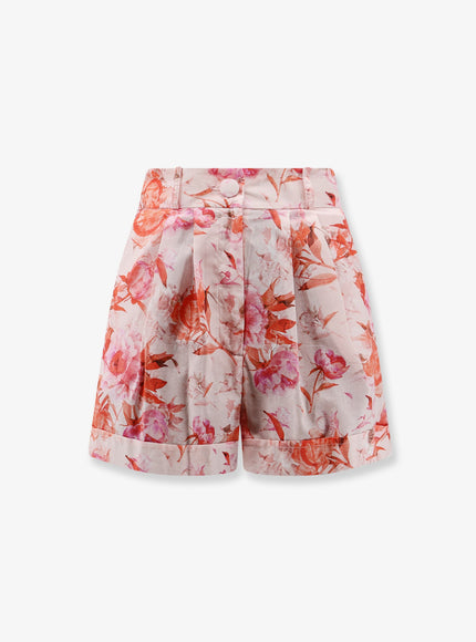 Actualee Printed Cotton Shorts Exotic