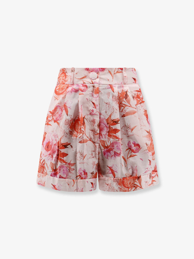 Actualee Printed Cotton Shorts Exotic