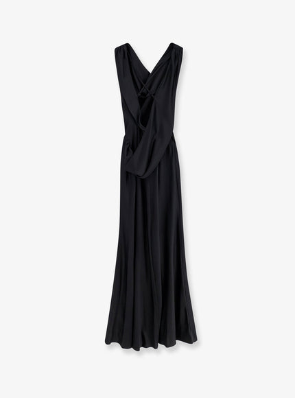 Actualee Satin Long Dress
