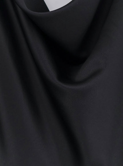 Actualee Satin Long Dress