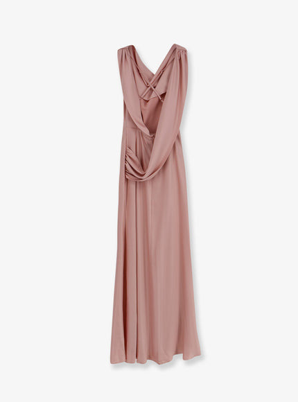 Actualee Satin Long Dress