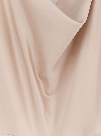 Actualee Satin Long Dress