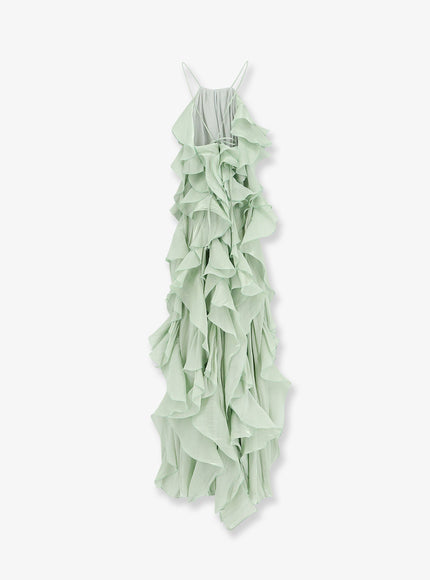 Actualee Long Dress With Ruffles