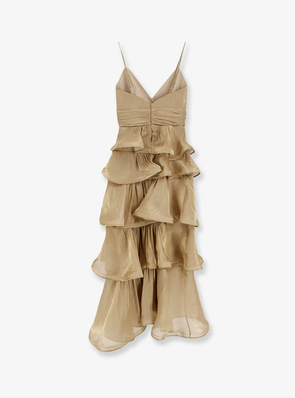 Actualee Ruffled Long Dress