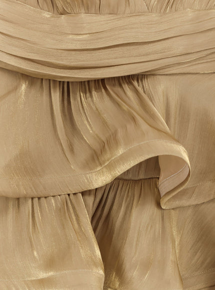 Actualee Ruffled Long Dress