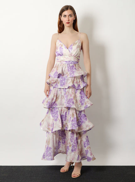 Actualee Ruffled Long Dress