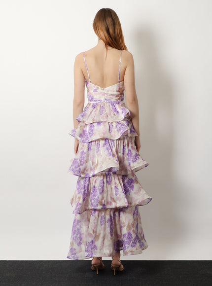 Actualee Ruffled Long Dress