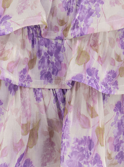 Actualee Ruffled Long Dress