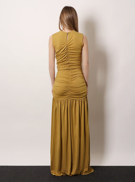 Actualee Draped Long Dress