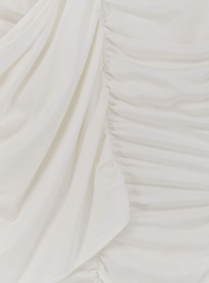 Actualee Draped Long Dress
