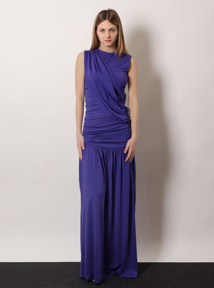 Actualee Draped Long Dress