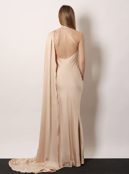 Actualee Long Dress With Satin Band