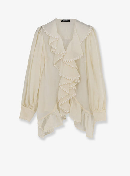 Actualee Shirt With Rouches Burro