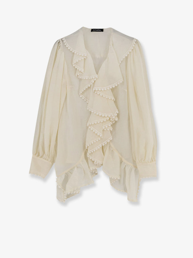 Actualee Shirt With Rouches Burro