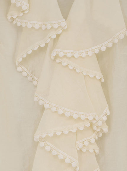 Actualee Shirt With Rouches