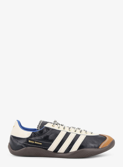Adidas X Wales Bonner Wb Karintha Og Leather Sneakers With Iconic Side Stripes Creamblack