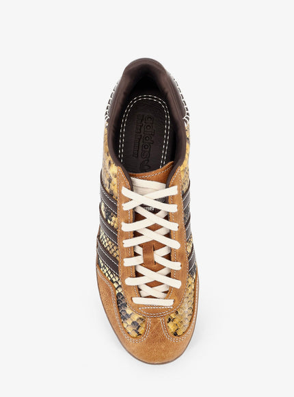 Adidas X Wales Bonner Wb Gazelle Snake Leather Sneakers With Python Print
