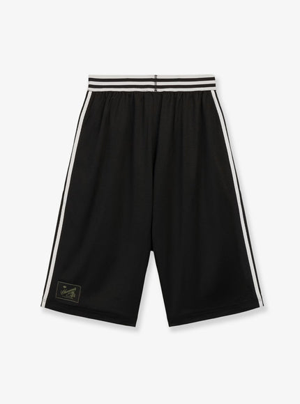 Adidas X Willy Chavarria Recycled Nylon Bermuda Shorts With Printed Logo On The Front
