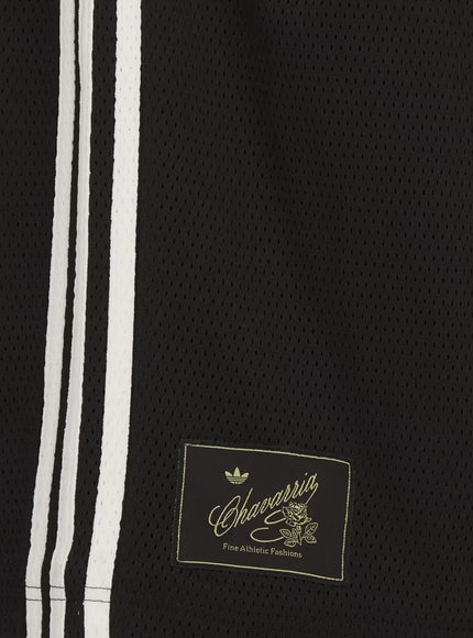 Adidas X Willy Chavarria Recycled Nylon Bermuda Shorts With Printed Logo On The Front