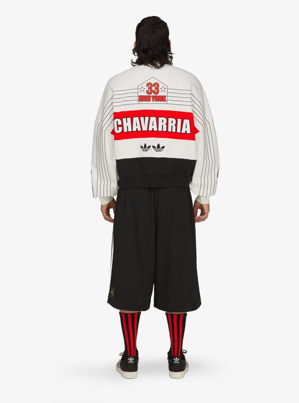 Adidas X Willy Chavarria Wc Ny Ball Crew Cotton Sweatshirt