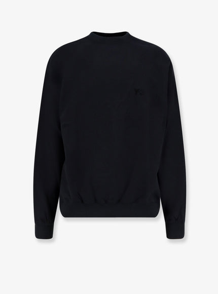 Adidas Y-3 Cotton Blend Sweatshirt Black