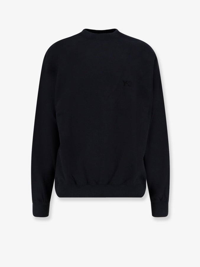 Adidas Y-3 Cotton Blend Sweatshirt Black