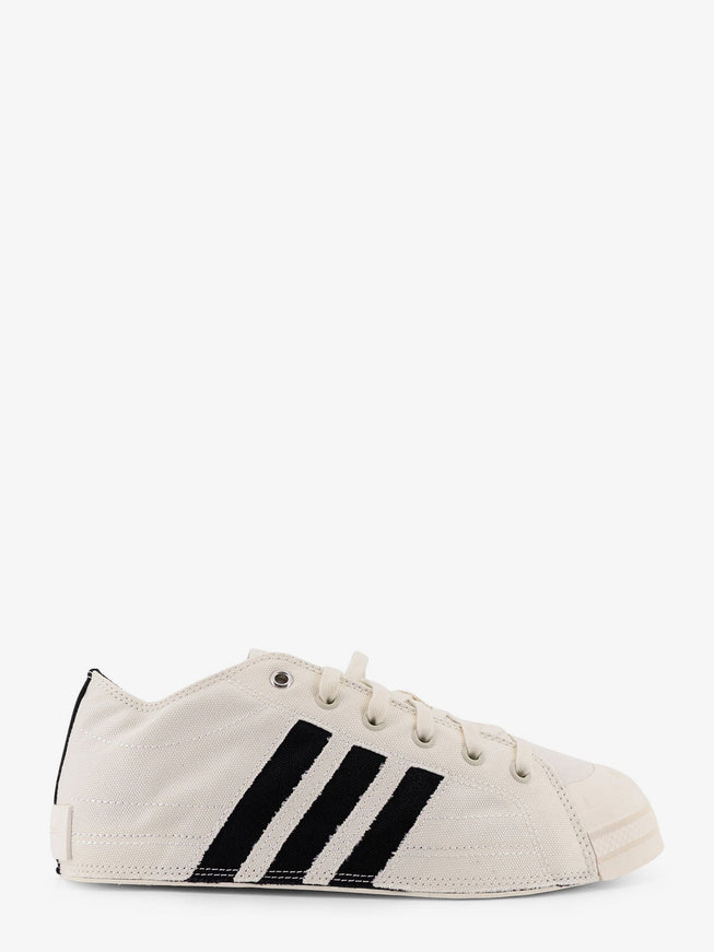 Adidas Y-3 Canvas Sneakers With Logo On The Side White