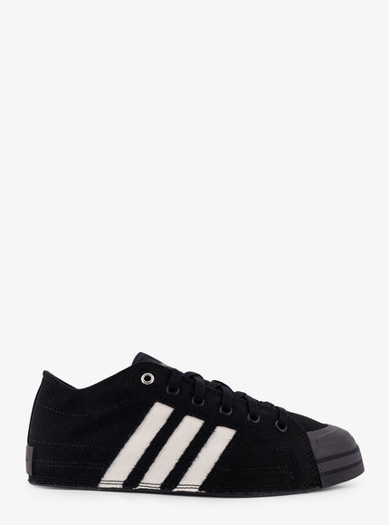 Adidas Y-3 Canvas Sneakers With Logo On The Ide Black