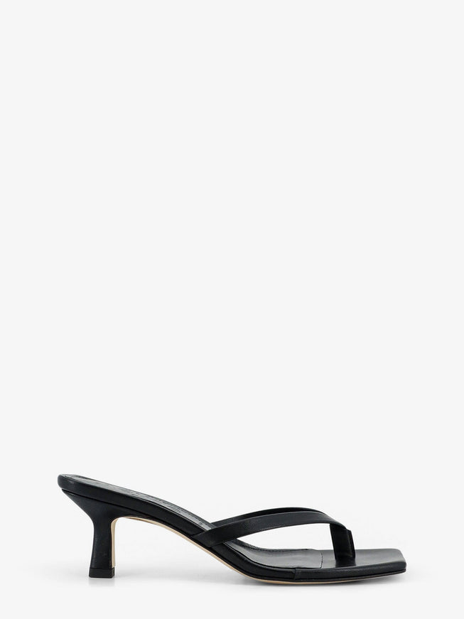 Aeyde Wilma Leather Sandals Black