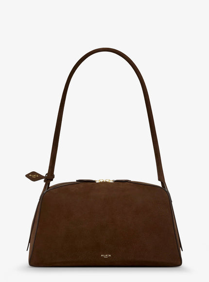Alaia Nabuck Le Bouledogue Shoulder Bag Uni Brun Fonce