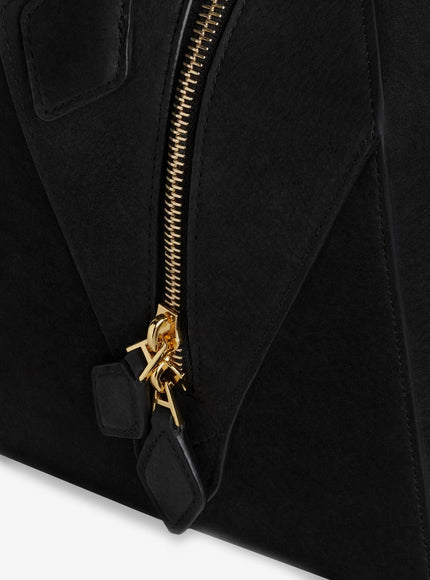 Alaia Nabuck Le Bouledogue Shoulder Bag