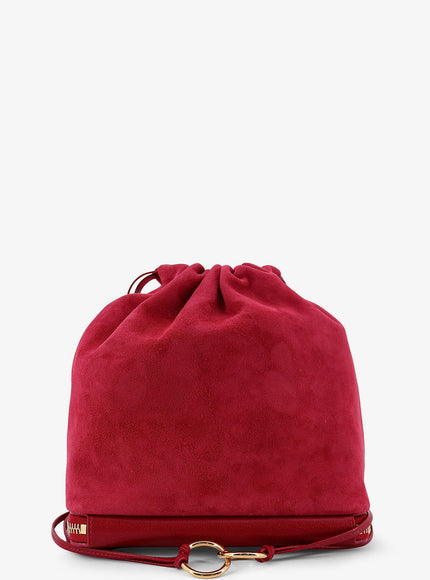 Alaia Le Pochon Suede Crossbody Bag