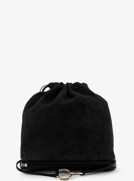 Alaia Le Pochon Suede Crossbody Bag
