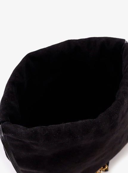 Alaia Le Pochon Suede Crossbody Bag