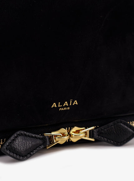 Alaia Le Pochon Suede Crossbody Bag