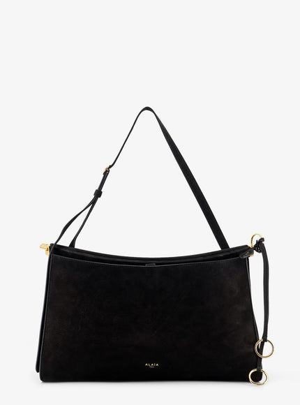 Alaia Le Click Pocket 35 Nabuk Shoulder Bag Uni Noir
