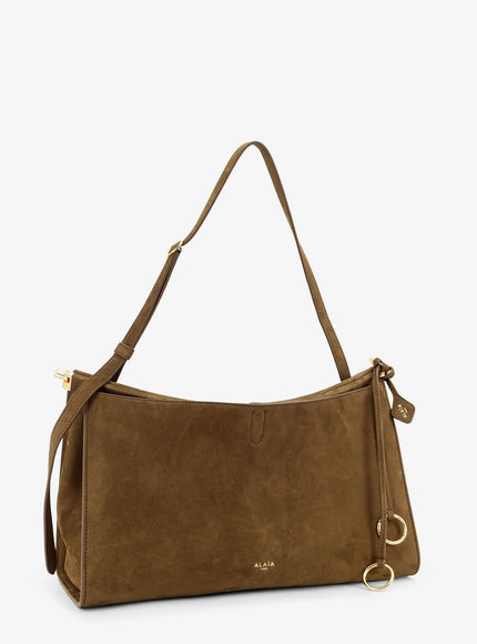 Alaia Le Click Pocket 35 Nabuk Shoulder Bag