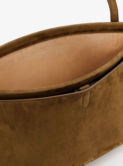 Alaia Le Click Pocket 35 Nabuk Shoulder Bag