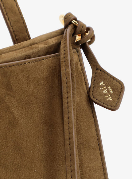 Alaia Le Click Pocket 35 Nabuk Shoulder Bag