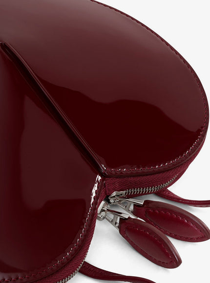Alaia Le Coeur Patent Leather Crossbody Bag