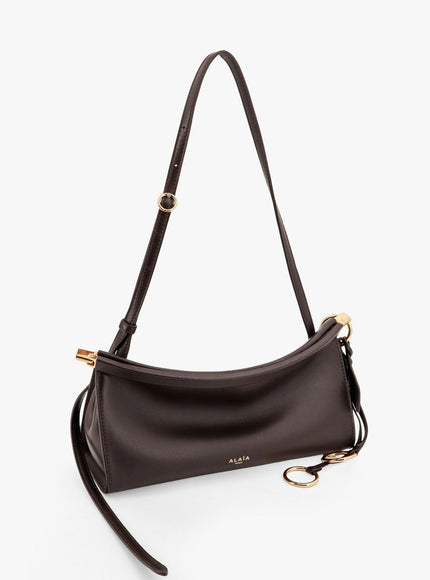 Alaia Le Click East West Small Leather Crossbody Bag