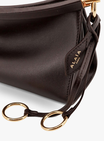 Alaia Le Click East West Small Leather Crossbody Bag