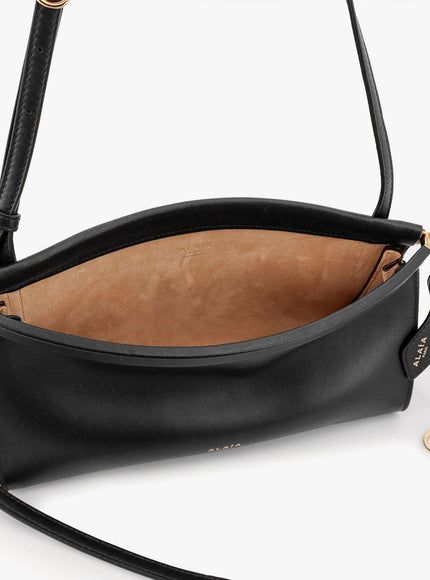 Alaia Le Click East West Small Leather Crossbody Bag