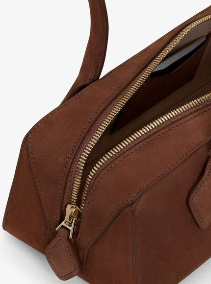 Alaia Borsa A Spalla Teckel Medium In Suede