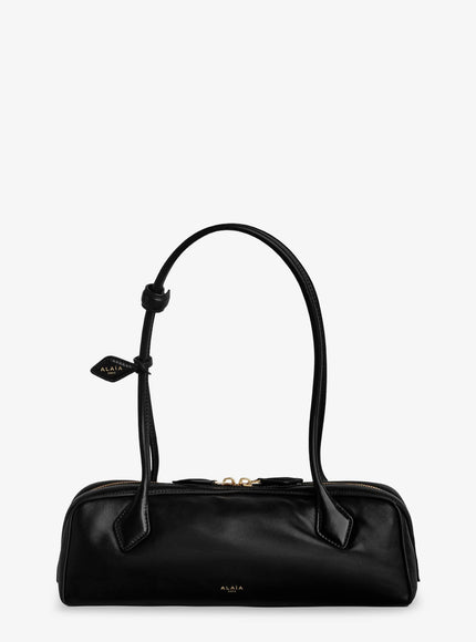 Alaia Le Teckel Padded Leather Shoulder Bag Uni Noir