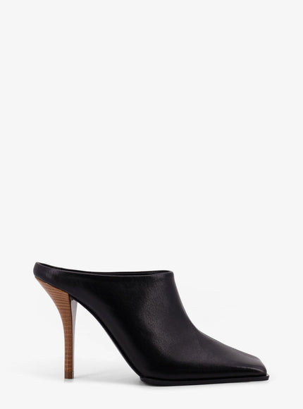 Alaia Leather Sandals Noir