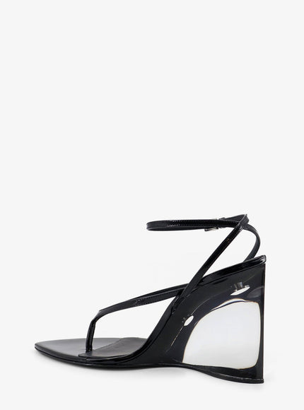 Alaia Leather Sandals With Plexiglass Heels