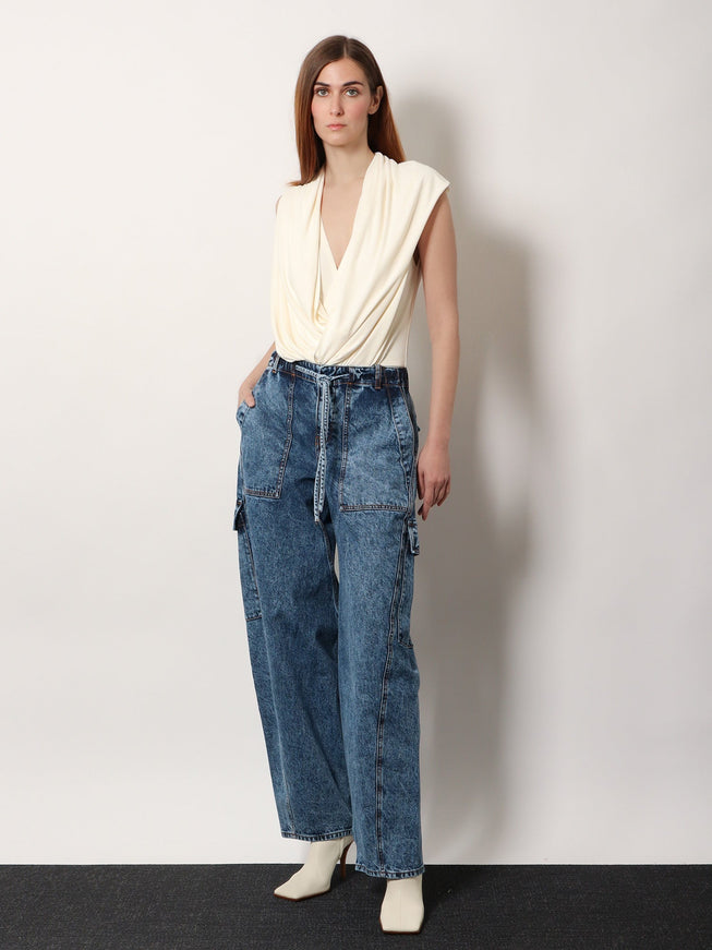 Alaia Hooded Body Viscose Top
