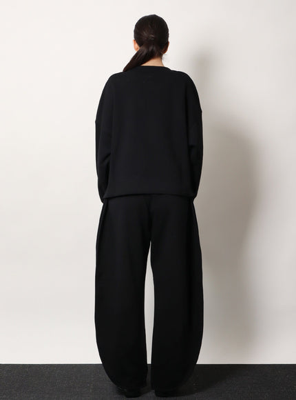 Alaia Boatneck Cotton Sweatshirt