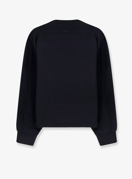 Alaia Boatneck Cotton Sweatshirt